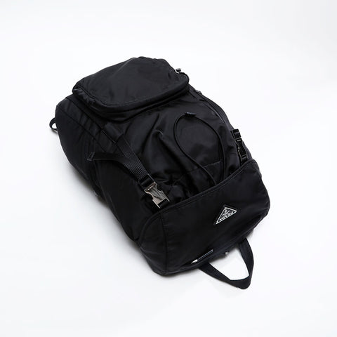 PRADA Nylon Backpack Â· Daypack black WS20815