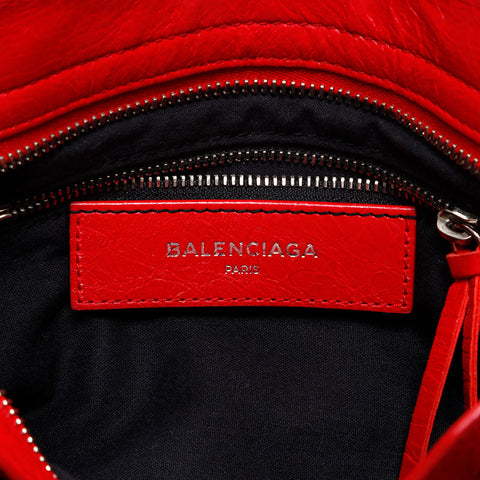 BALENCIAGA Mini City Nano Handbag Red WS20823