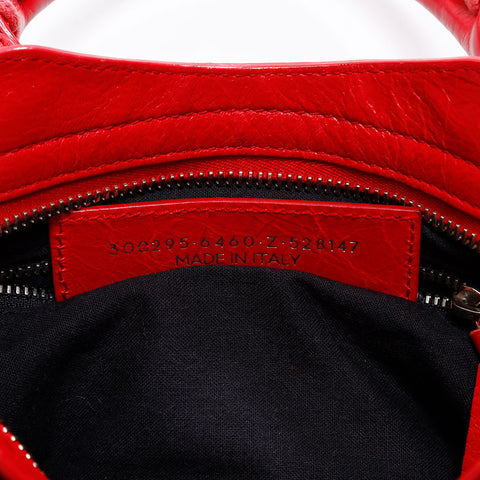 BALENCIAGA Mini City Nano Handbag Red WS20823