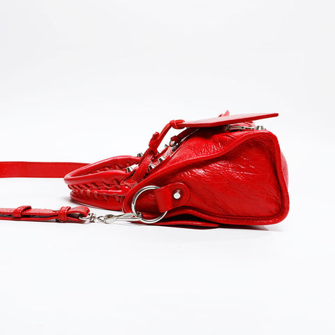 BALENCIAGA Mini City Nano Handbag Red WS20823