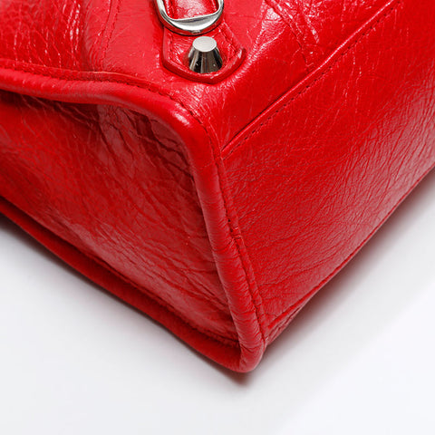 BALENCIAGA Mini City Nano Handbag Red WS20823
