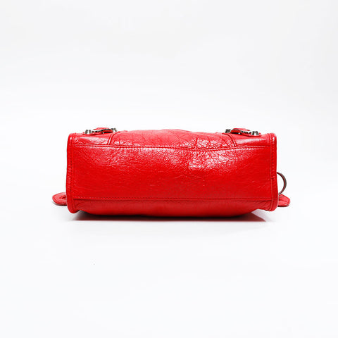 BALENCIAGA Mini City Nano Handbag Red WS20823