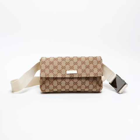 GUCCI GG canvas Waist bag beige WS20825