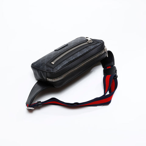 GUCCI GG Supreme PVC Waist bag black WS20826
