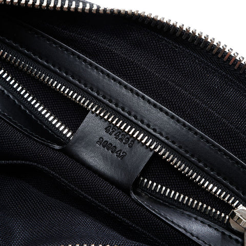 GUCCI GG Supreme PVC Waist bag black WS20826