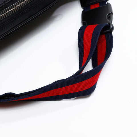 GUCCI GG Supreme PVC Waist bag black WS20826