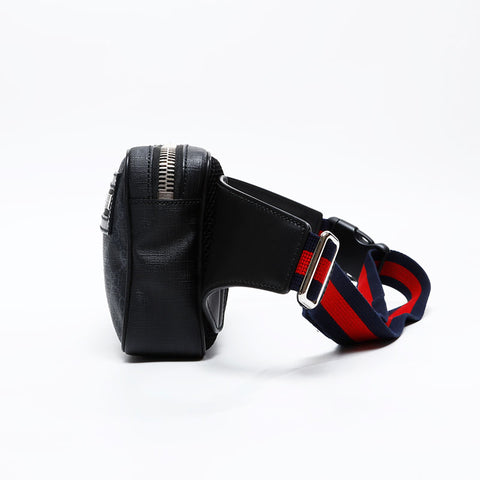 GUCCI GG Supreme PVC Waist bag black WS20826