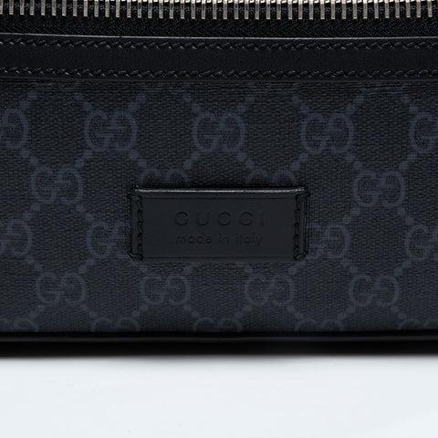 GUCCI GG Supreme PVC Waist bag black WS20826