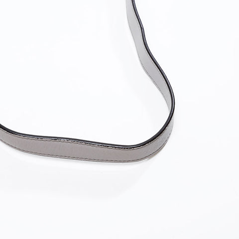 Salvatore Ferragamo Leather Gancini Shoulder Bag gray WS20827