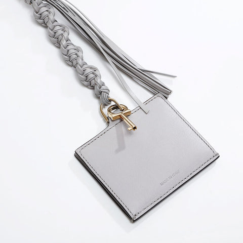 Salvatore Ferragamo Leather Gancini Shoulder Bag gray WS20827