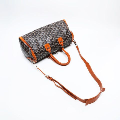 GOYARD Croisour 40 Handbag Brown WS20832