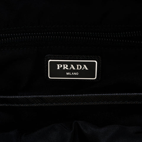 PRADA Nylon quilting Backpack Â· Daypack black WS20835