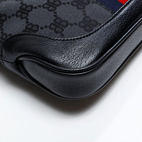 BALENCIAGA Gucci New Jackie Mini GG Canvas 2way Handbag black WS20837