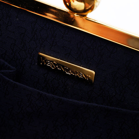 YVES SAINT LAURENT leather Shoulder Bag white WS20838