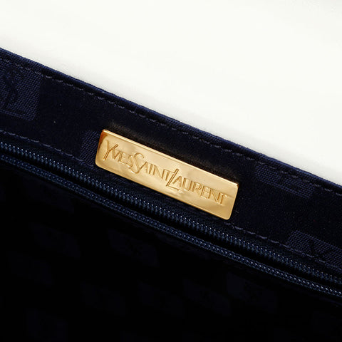 YVES SAINT LAURENT leather Shoulder Bag white WS20844