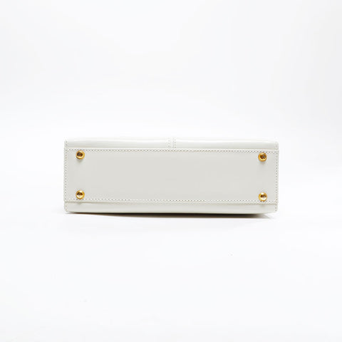 YVES SAINT LAURENT leather Shoulder Bag white WS20844