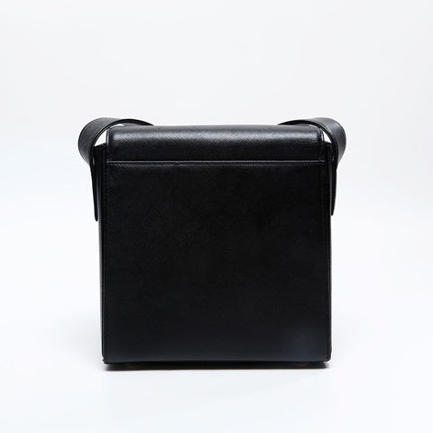 YVES SAINT LAURENT leather Shoulder Bag black WS20845