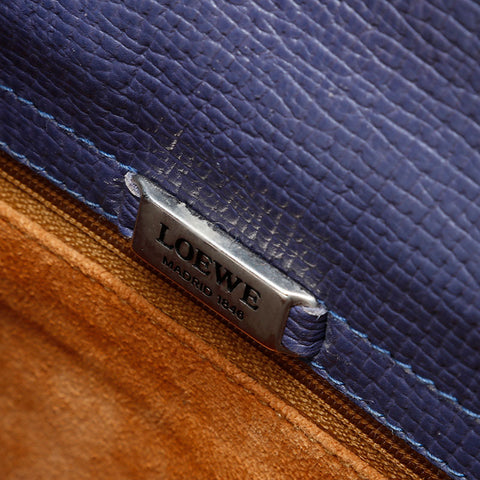 LOEWE leather Shoulder Bag blue WS20846