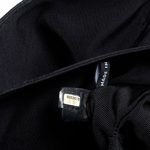 CHANEL 10th series 2005-2006 Chocolate bar lambskin matelasse Chain Shoulder Bag black WS20850