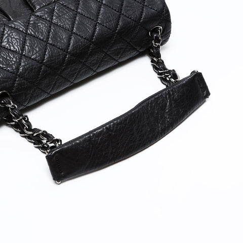 CHANEL 12th series 2008-2009 Wild Stitch Chain Shoulder Bag black WS20851