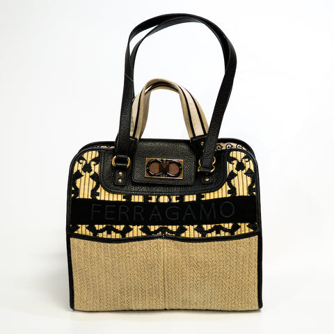 Salvatore Ferragamo Iconic Project Handbag beige WS20852