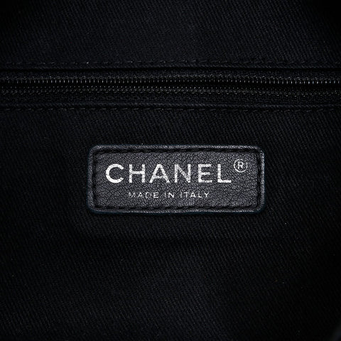 CHANEL No. 17 French Riviera Leather Chain 2012-2013 Shoulder Bag black WS20854