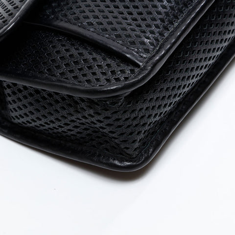 CHANEL No. 17 French Riviera Leather Chain 2012-2013 Shoulder Bag black WS20854