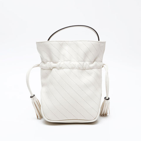 GUCCI Blondie Mini Leather 2way Shoulder Bag white WS20856