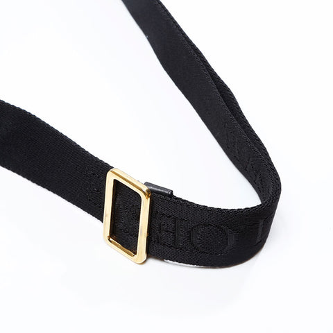 LOEWE Anagram PVC Shoulder Bag black WS20857