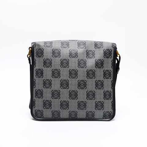 LOEWE Anagram PVC Shoulder Bag black WS20857
