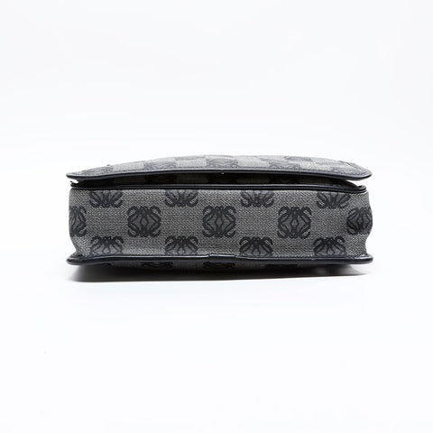 LOEWE Anagram PVC Shoulder Bag black WS20857