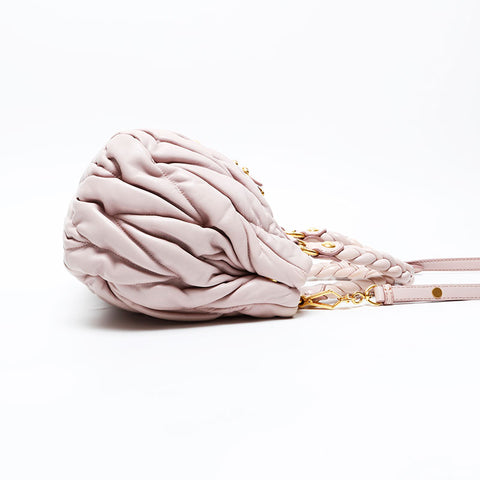 Miu Miu Materasse 2way Shoulder Bag pink WS20859