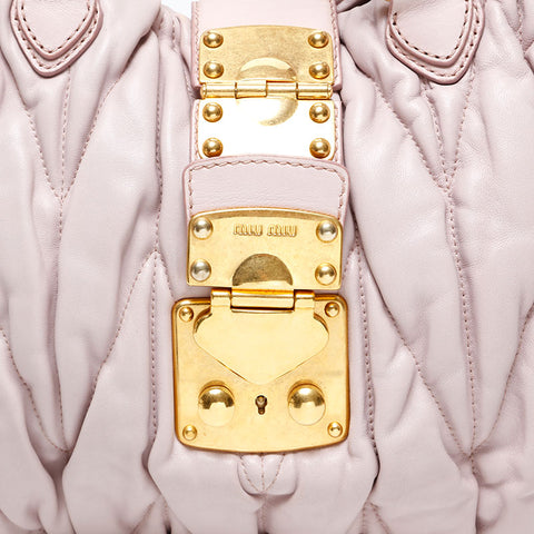 Miu Miu Materasse 2way Shoulder Bag pink WS20859