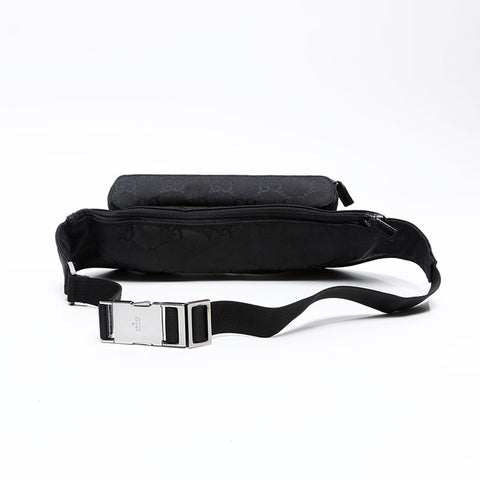GUCCI GG canvas Waist bag black WS20860