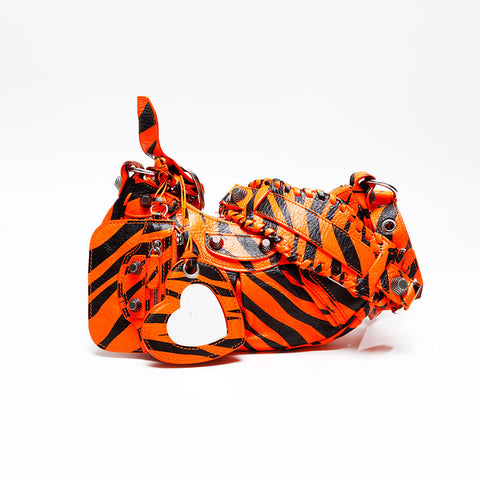 BALENCIAGA Le Cagoule XS Shoulder Bag Orange WS20863
