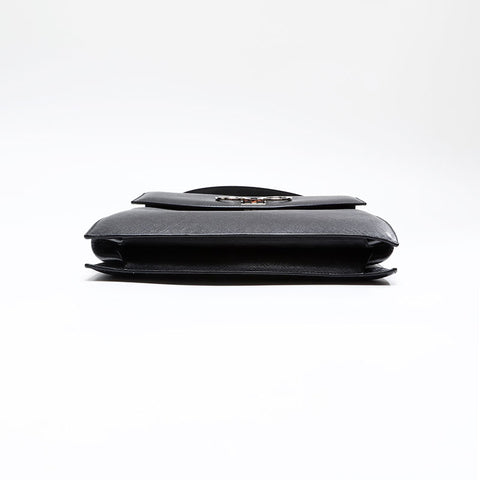 Salvatore Ferragamo Top handle leather 2way Gancini Shoulder Bag black WS20865