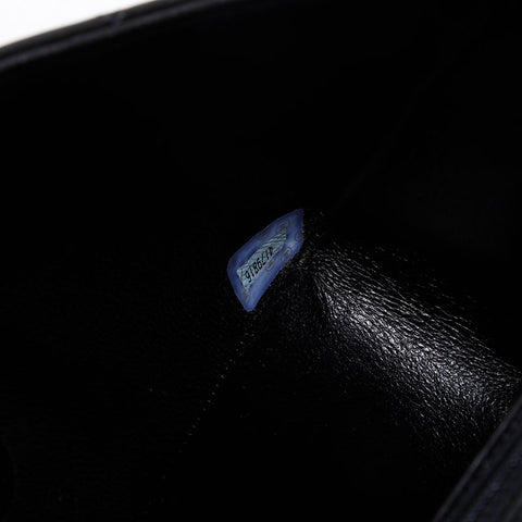 CHANEL No.4 Diana 1996-1997 Lambskin Matelasse Shoulder Bag black WS20870