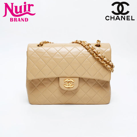 CHANEL No. 1 1989-1991 Square Double Flap Matelasse 9.8
