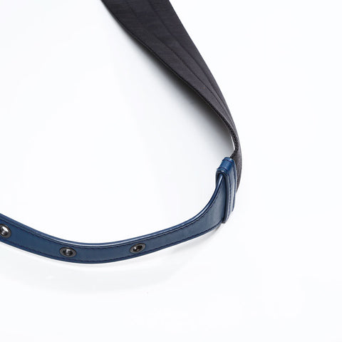BOTTEGAVENETA INTRECCIATO nylon canvas x leather Backpack Â· Daypack Navy WS20881