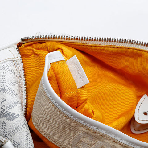 GOYARD Chios PM Boston bag white WS20883