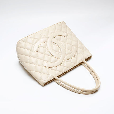 CHANEL 6th series 2000-2002 Replica Tote Large COCO Mark Tote Bag beige WS20884