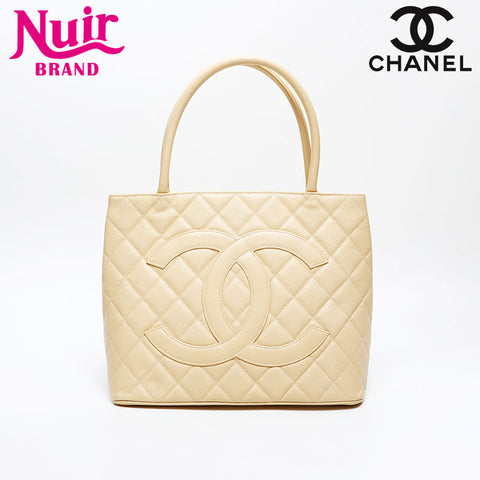 CHANEL No. 7 2002-2003 Replica Tote Large COCO Mark Tote Bag beige WS20885