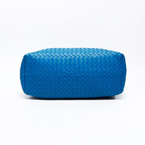 BOTTEGAVENETA INTRECCIATO Hobo Shoulder Bag blue WS20886