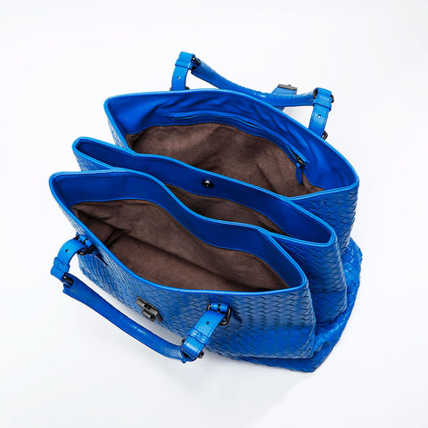 BOTTEGAVENETA ROME INTROCCIAT Handbag blue WS20887