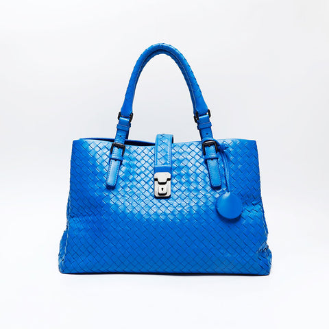 BOTTEGAVENETA ROME INTROCCIAT Handbag blue WS20887