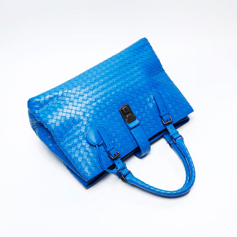 BOTTEGAVENETA ROME INTROCCIAT Handbag blue WS20887