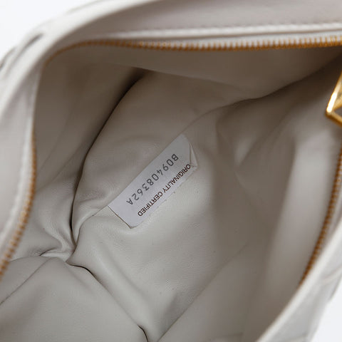 BOTTEGAVENETA TWIST INTRECCIATO Handbag white WS20889