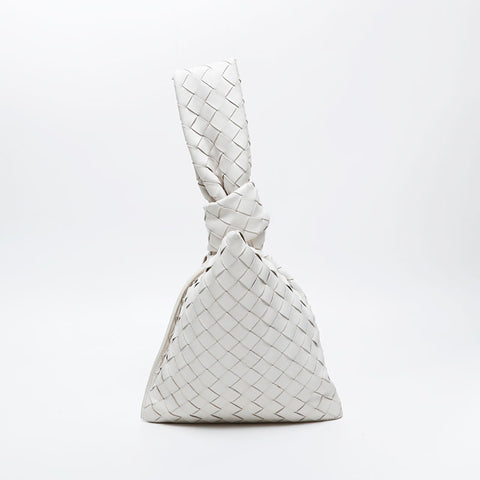 BOTTEGAVENETA TWIST INTRECCIATO Handbag white WS20889