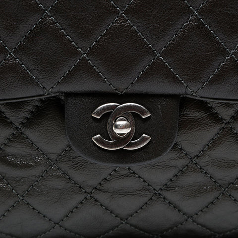CHANEL 21st Series 2015-2016 Leather Chain Matelasse Backpack Â· Daypack gray WS20893