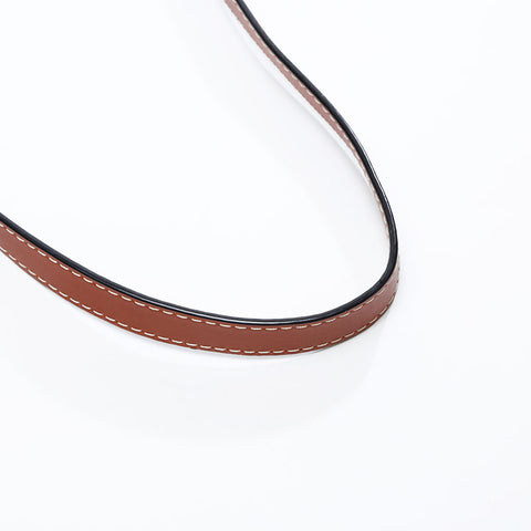 LOEWE Leather Mini Gate 2way Shoulder Bag Brown WS20894